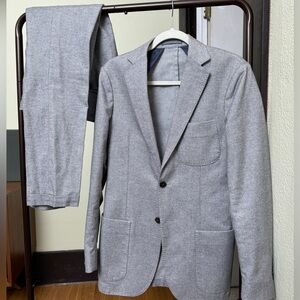 Suit Supply Grey Havana Suit size 36R